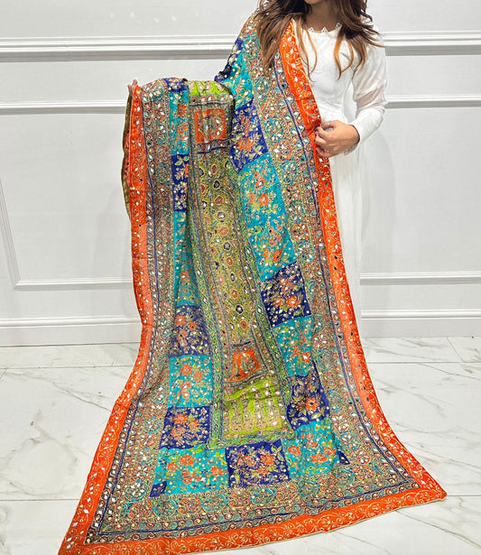 Silk Mirror Dupatta 3108