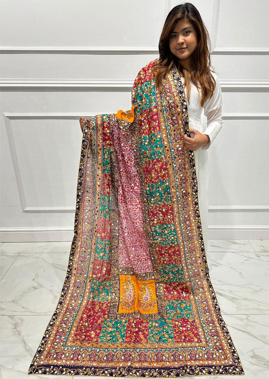 Silk Mirror Dupatta 3112