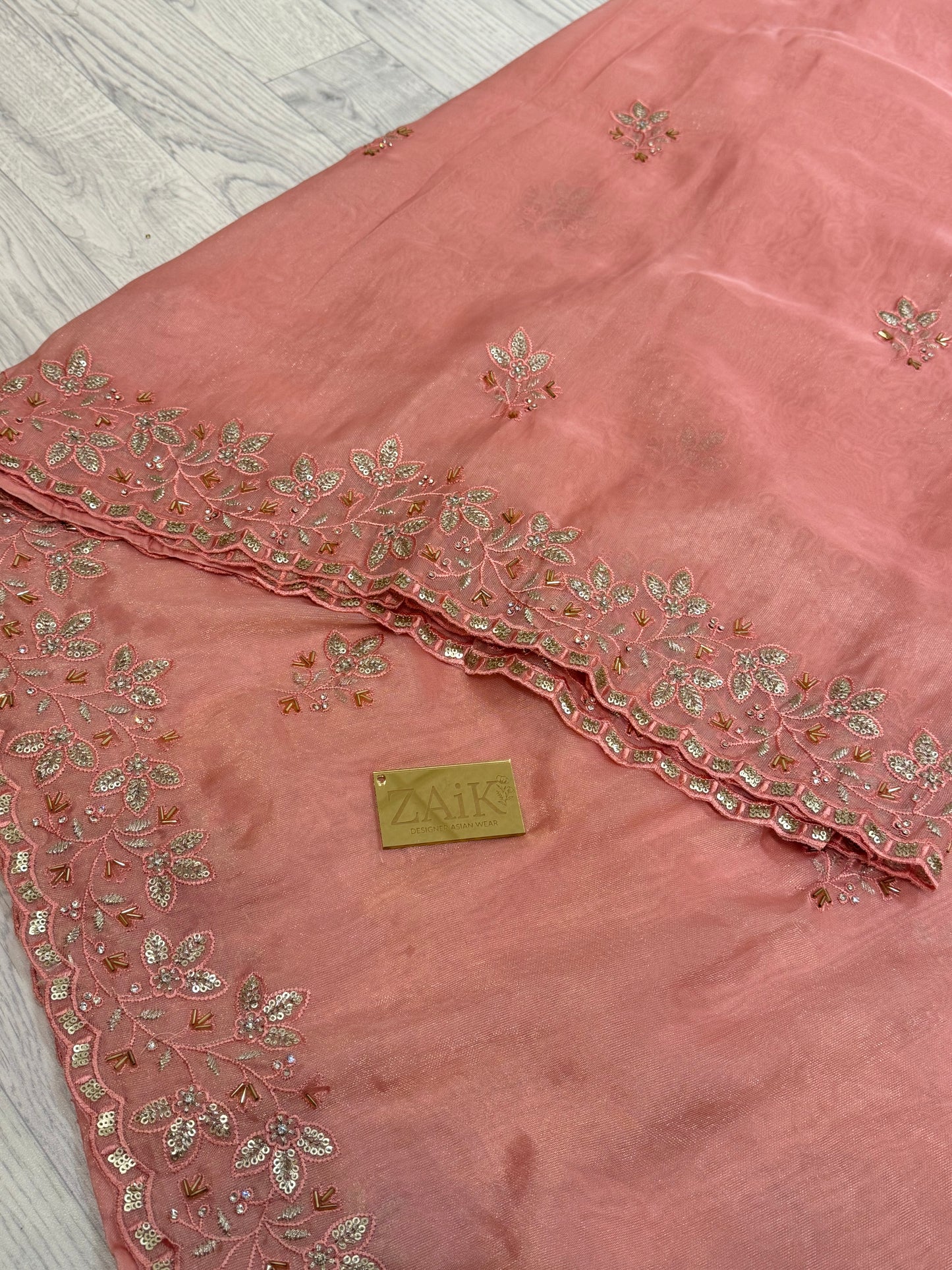 Bubblegum Pink Saree