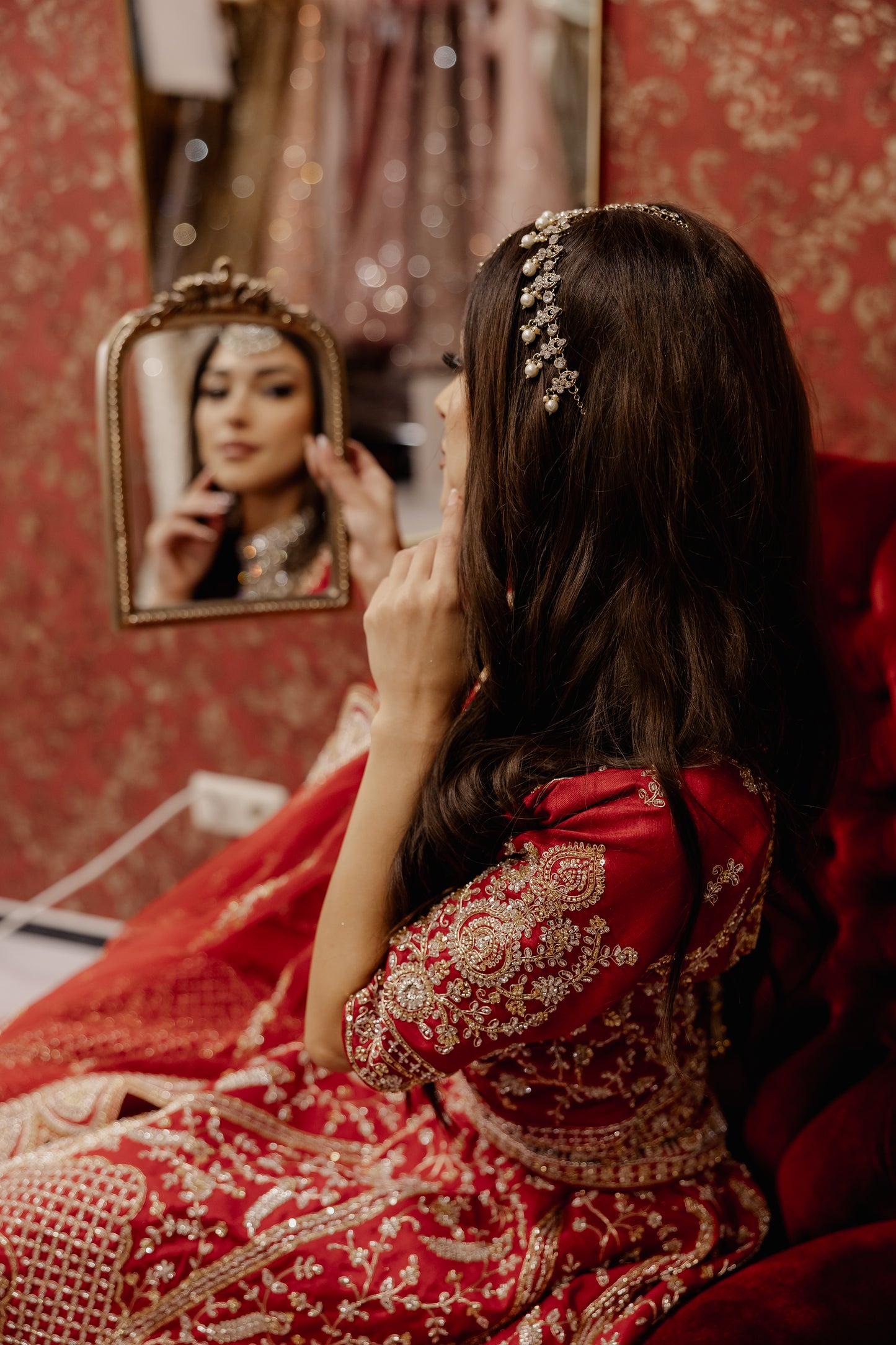 Red Bridal Lehenga