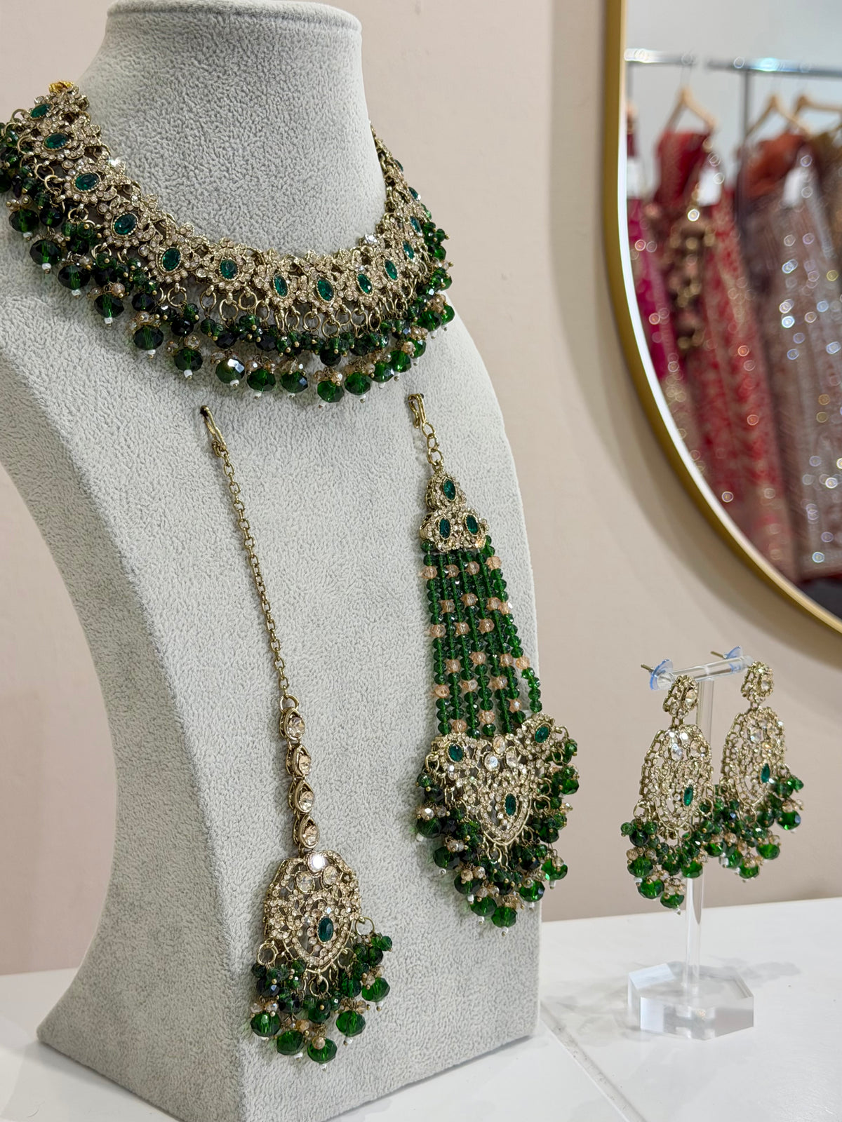 Dunkelgrün Jewellery Set