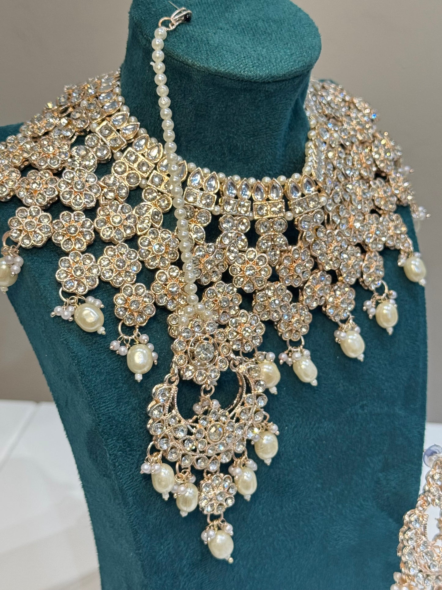Silver/Rosegold Jewellery Set