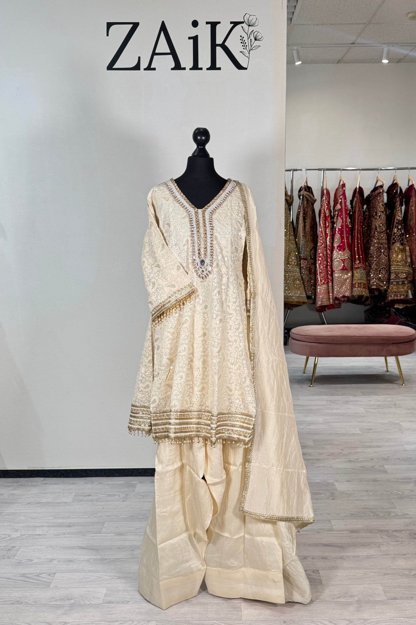 Chikankari Cotton Sharara 19
