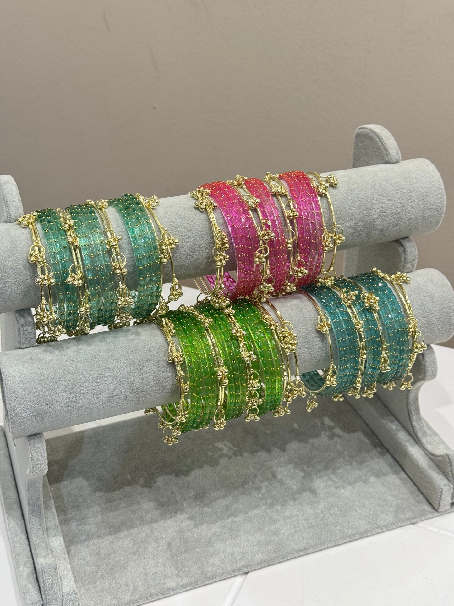 Kashmiri Bangles Set (19-Teilig) Colourful