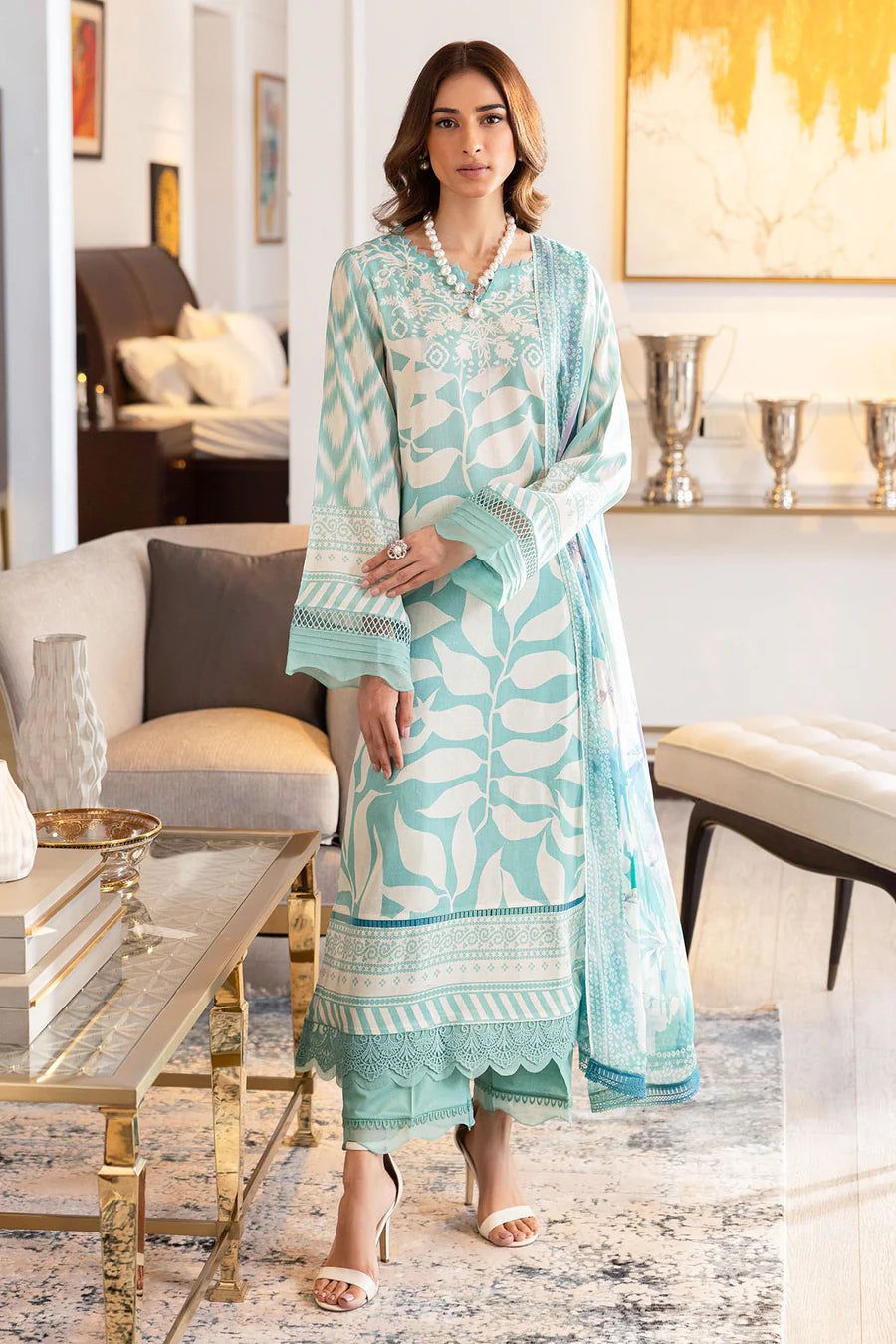 Nureh Signature prints Lawn  - 115