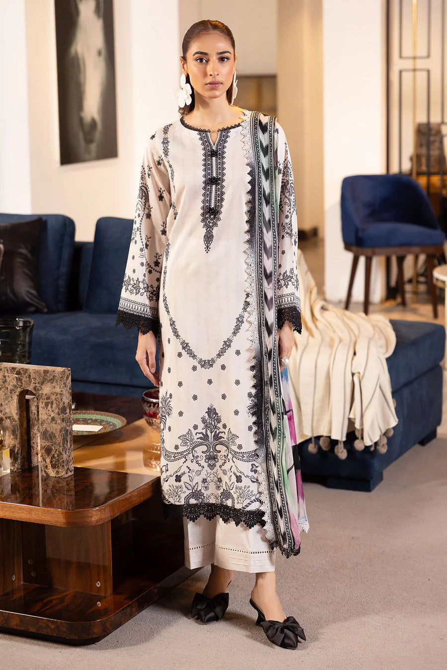 Nureh Signature prints Lawn  - 116