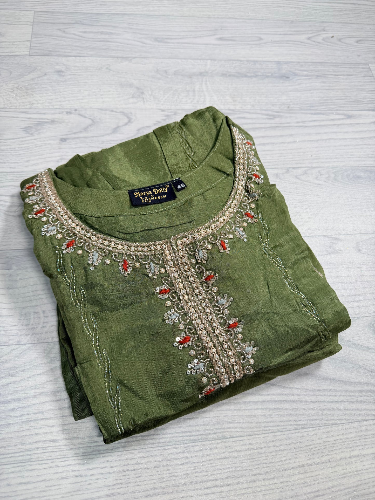 Tissue Silk Pleated Sharara 18