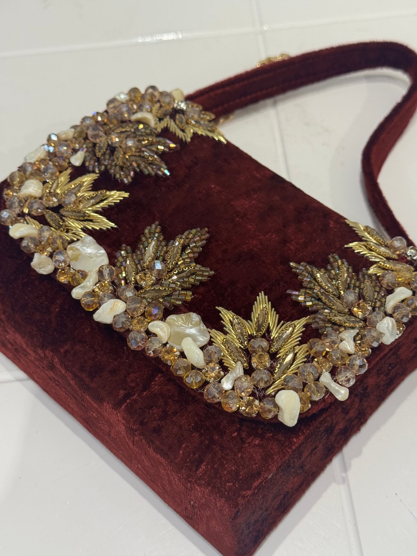 Red Velvet Bag