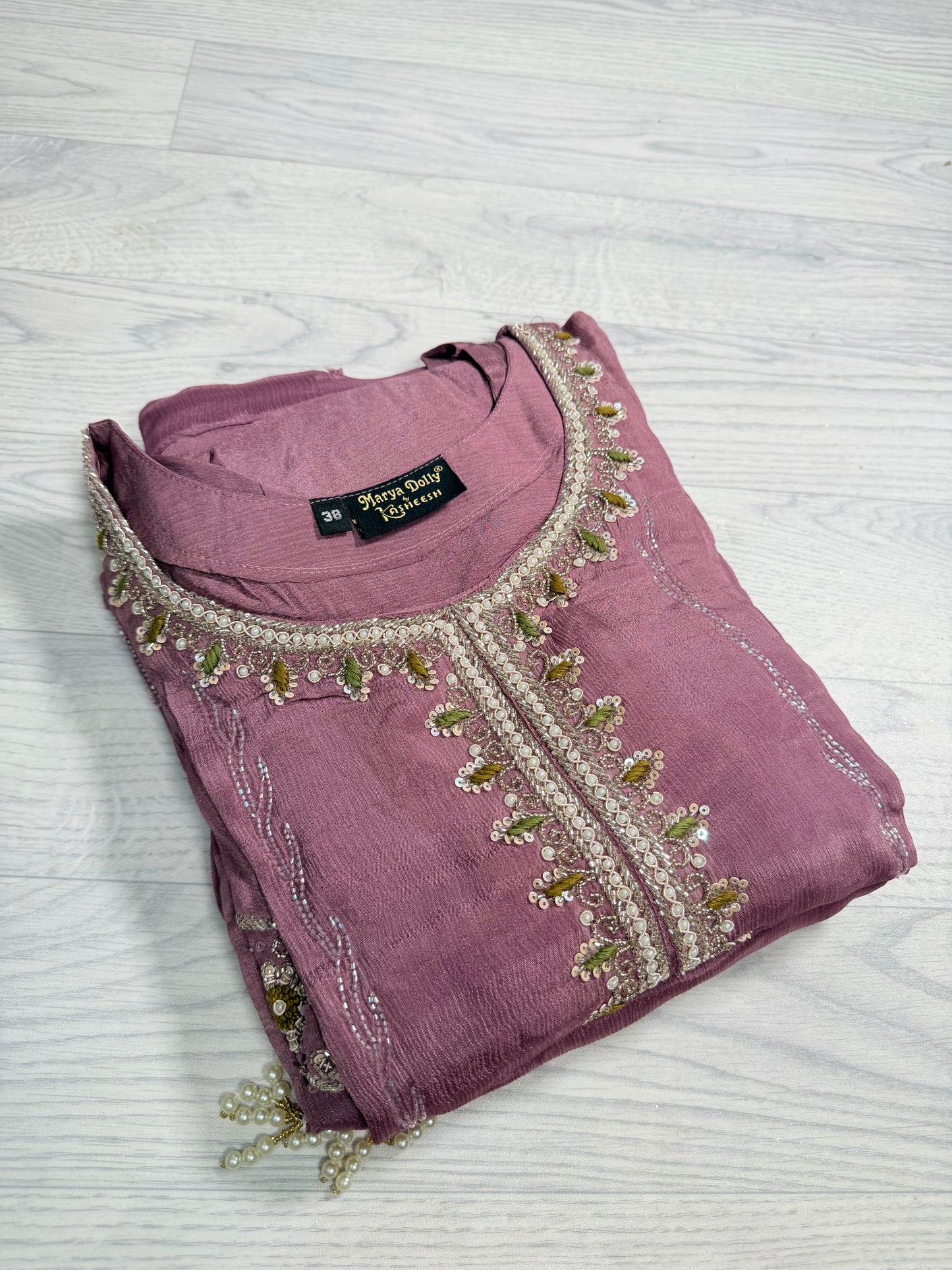 Tissue Silk Pleated Sharara 18