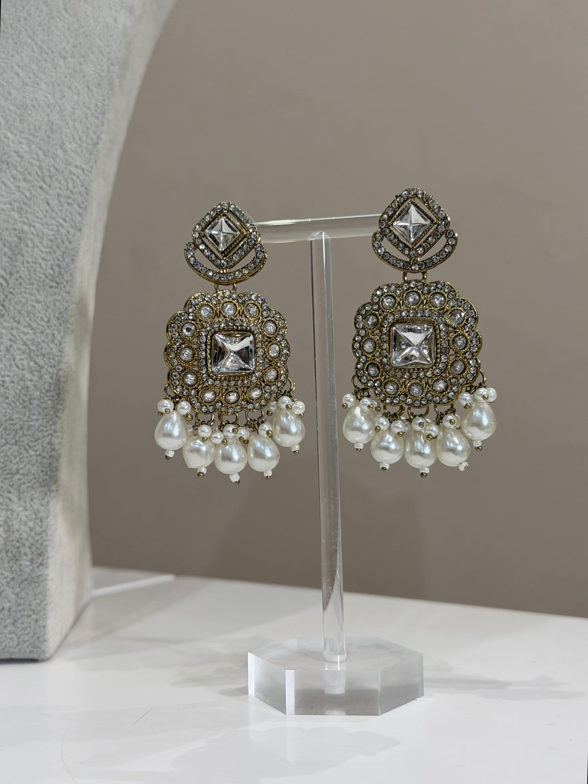 Pearl Choker Jewellery Set