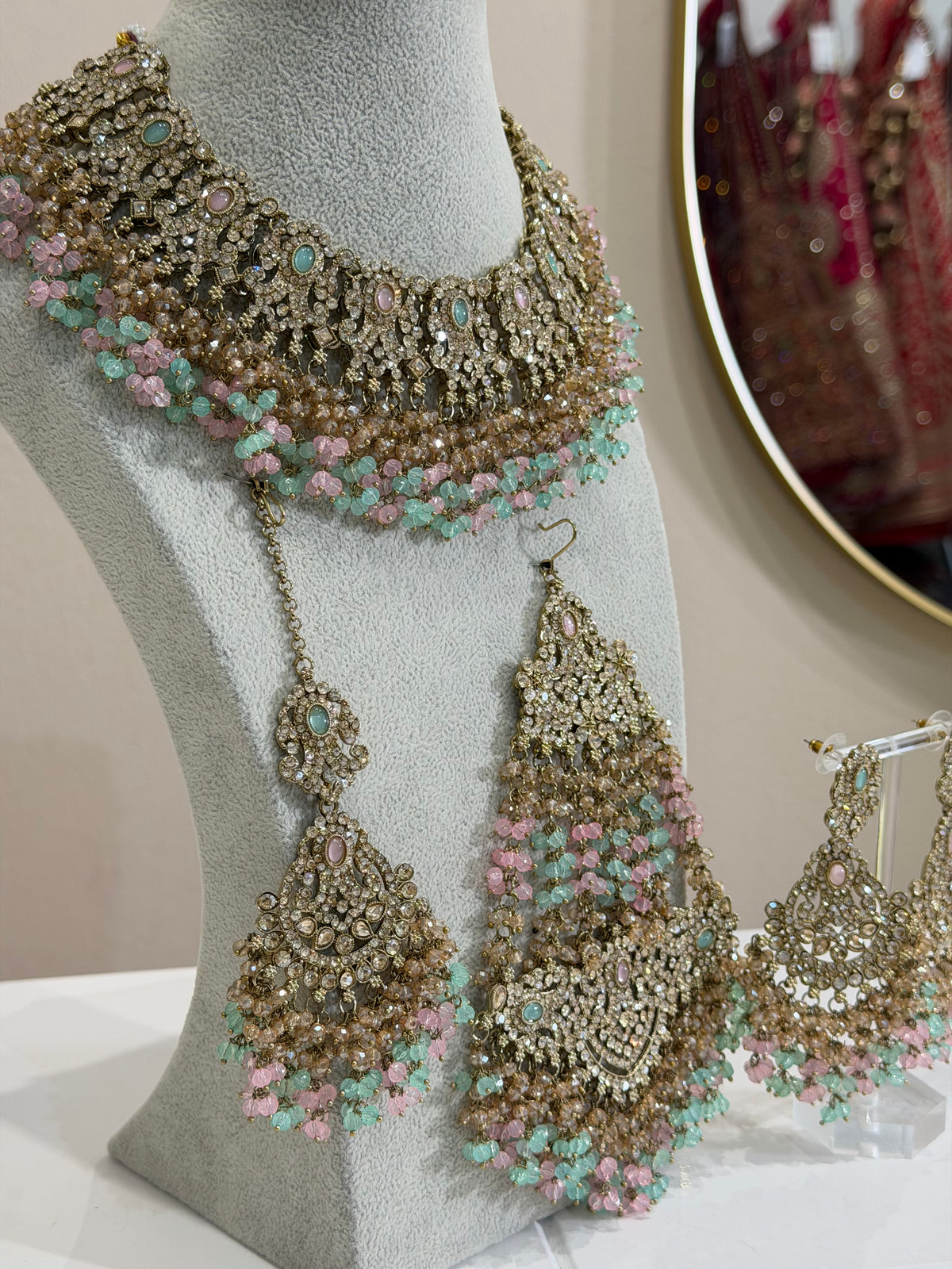 Rose Turquoise Jewellery Set