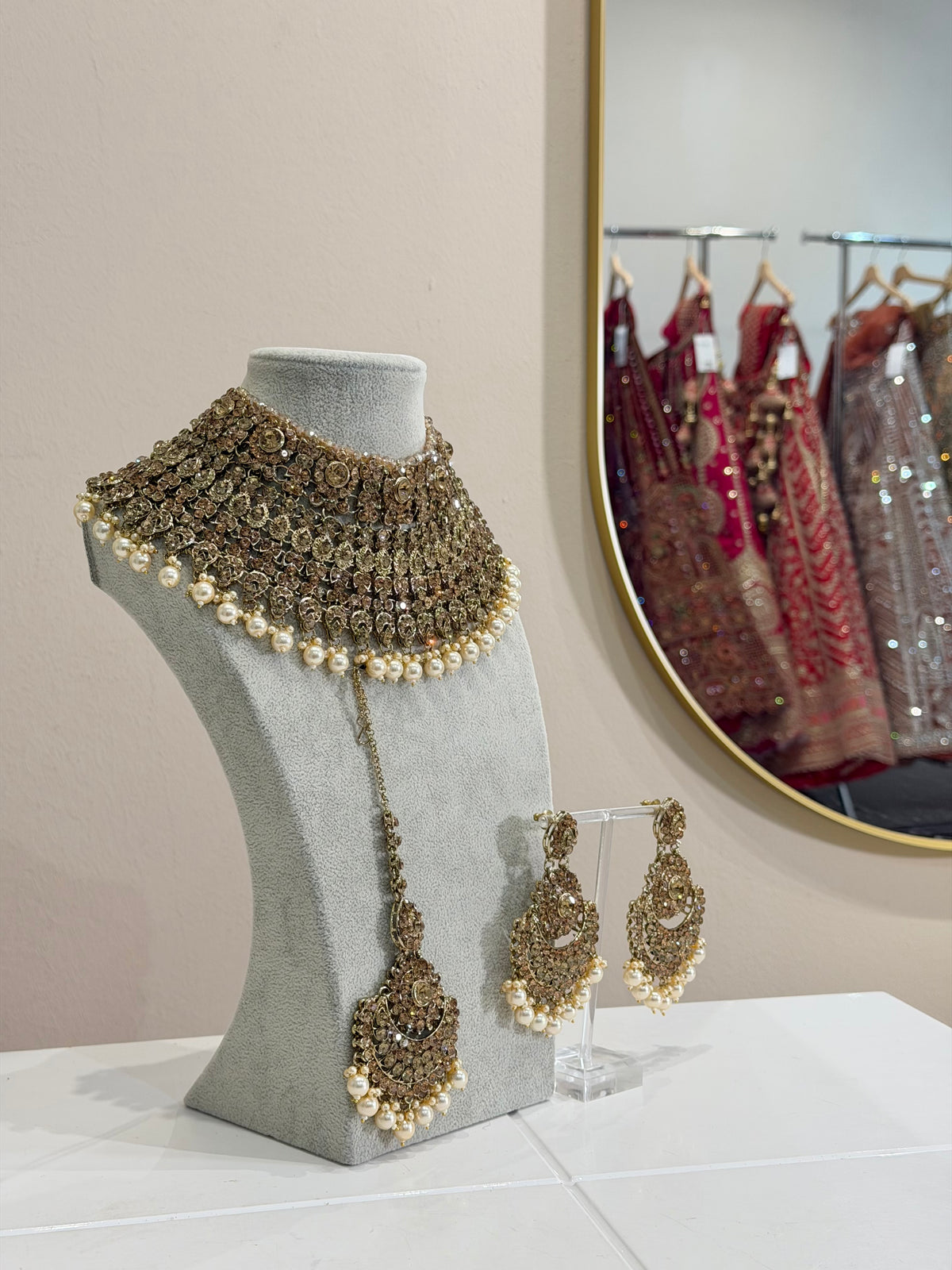 Gold LCT Bridal Jewellery Set