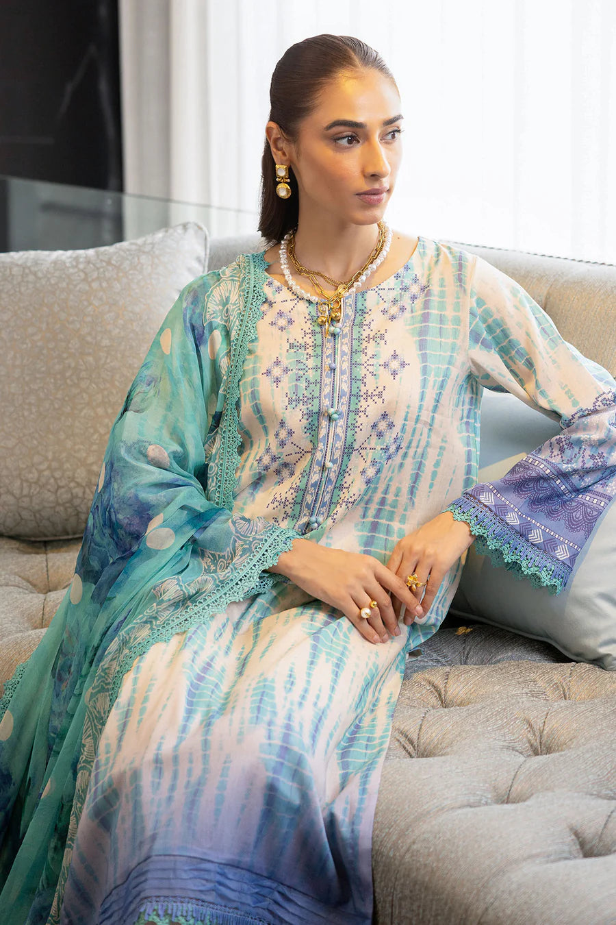 Nureh Signature prints Lawn  - 117