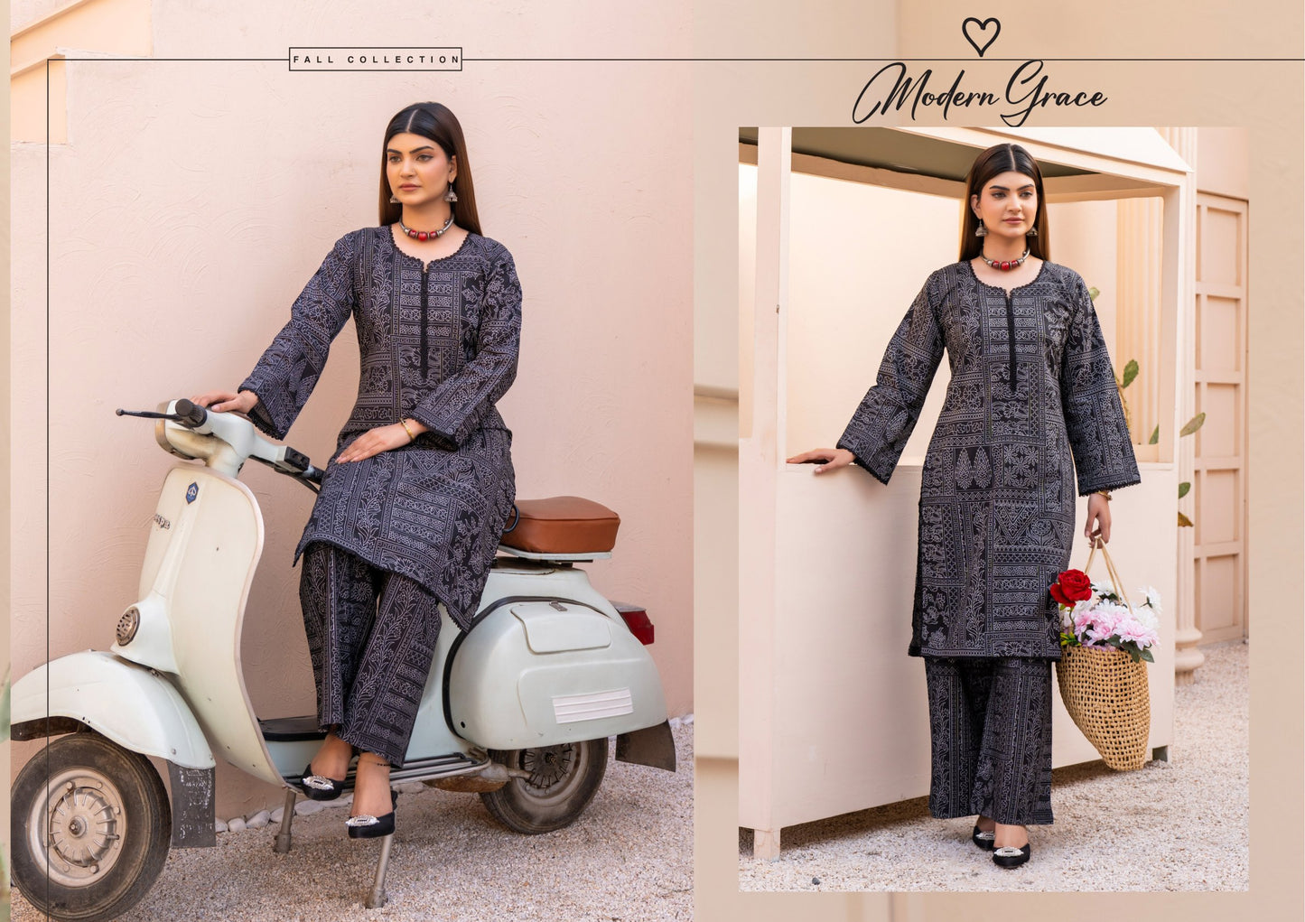 Printed Co- Ord set- 2 Teiler