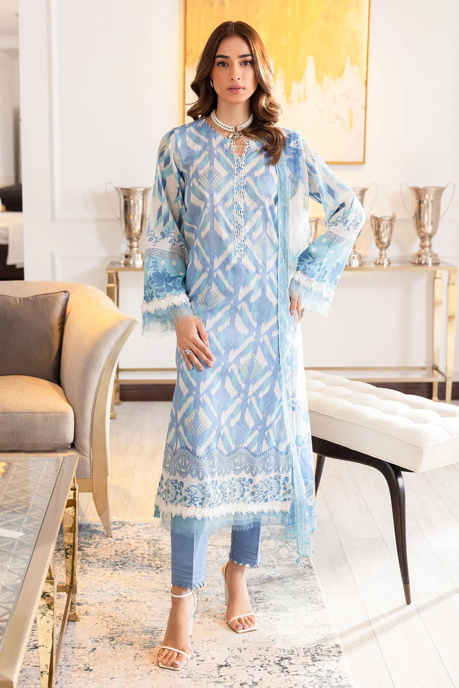 Nureh Signature prints Lawn  - 121