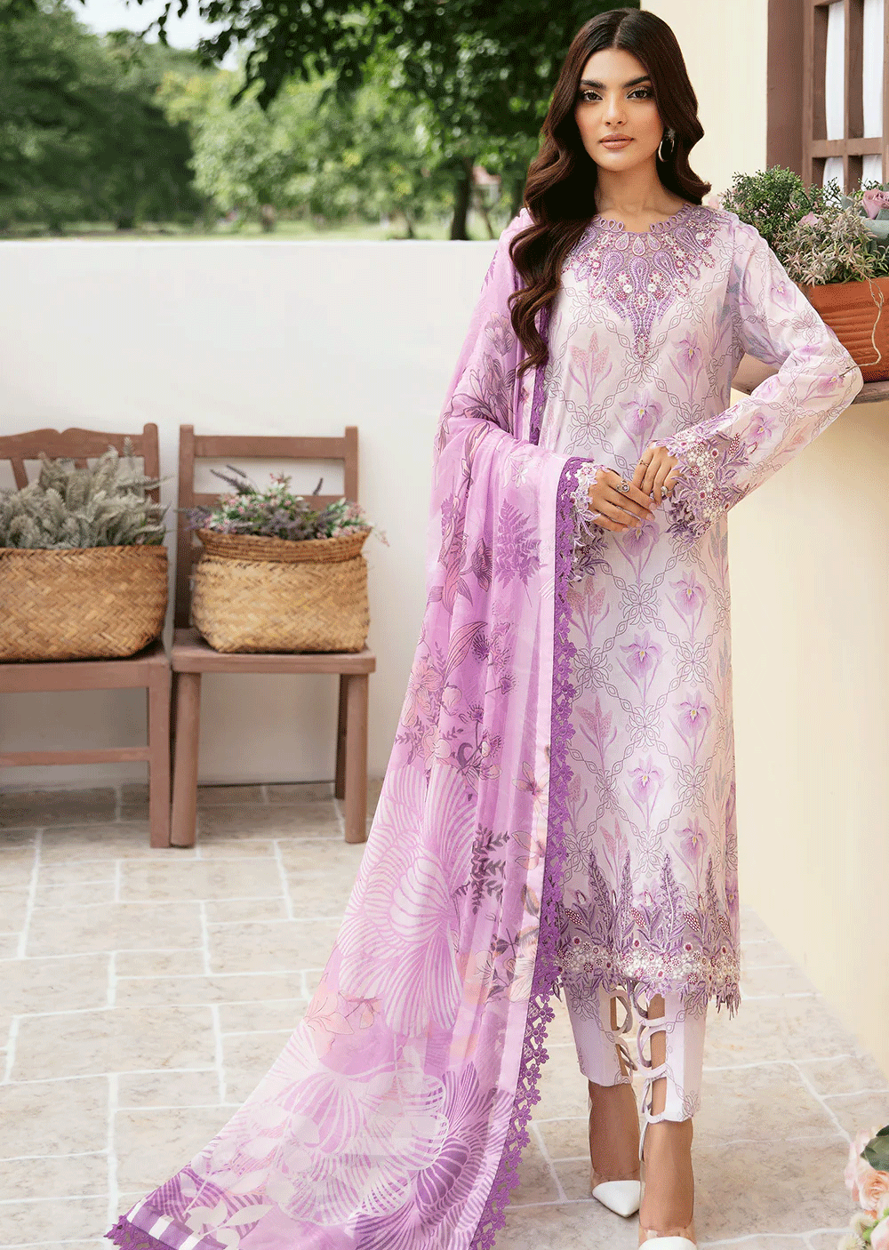 Ramsha Rangrez Lawn Suit 504