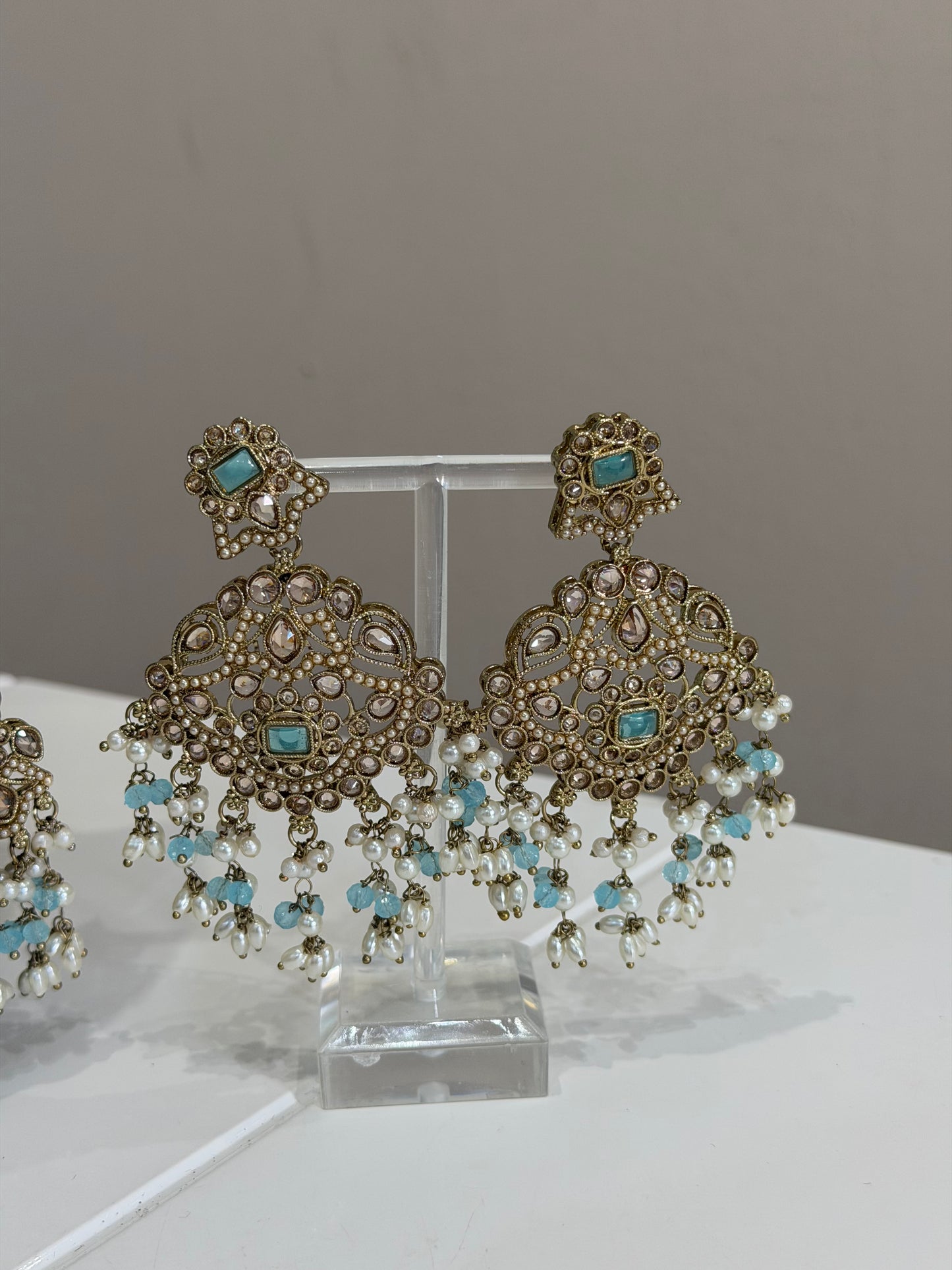 Blue/Gold Jewellery Set