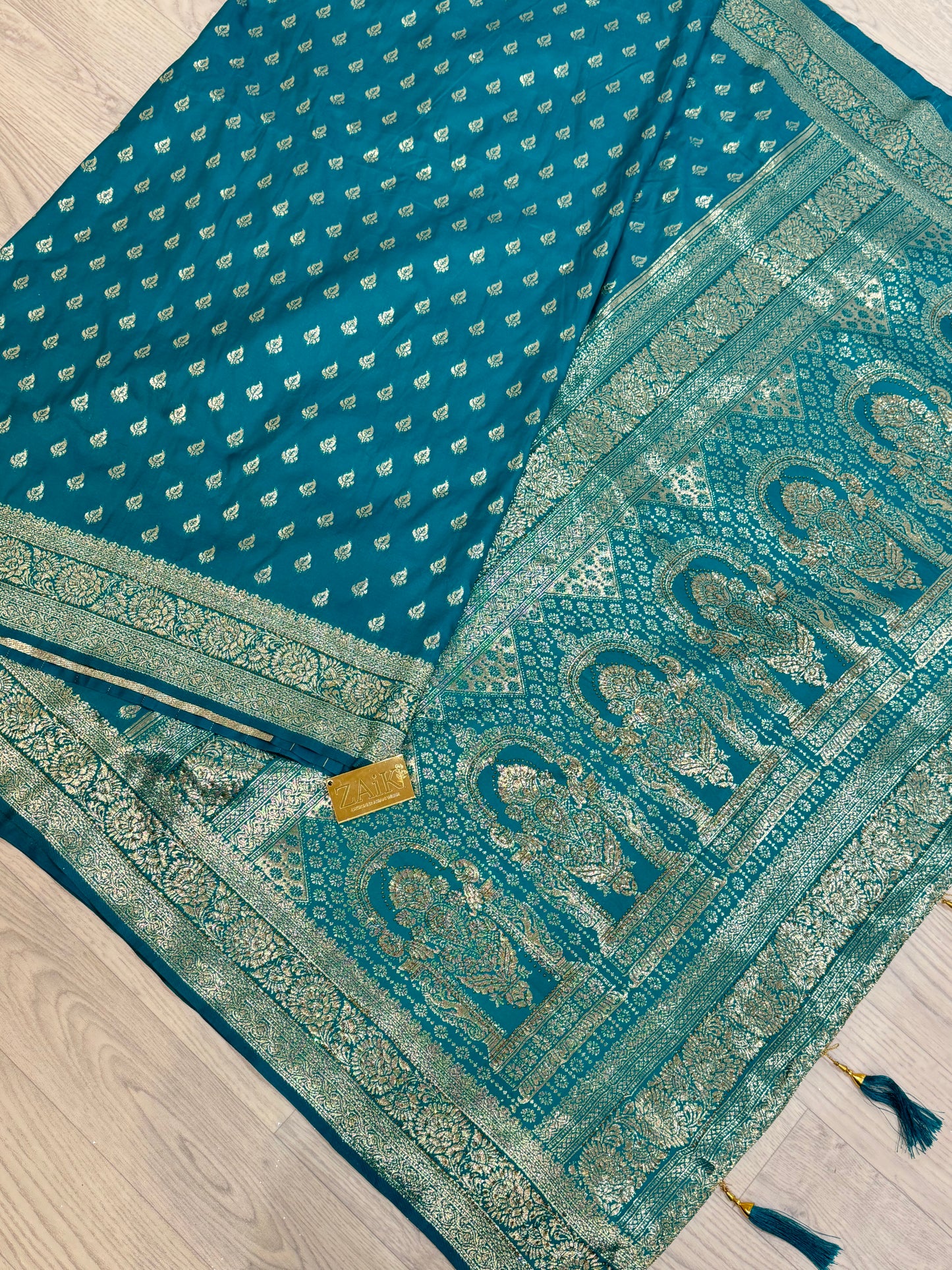 Blue Banarasi Saree