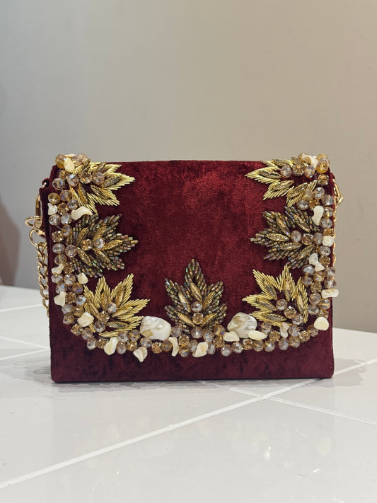Red Velvet Bag