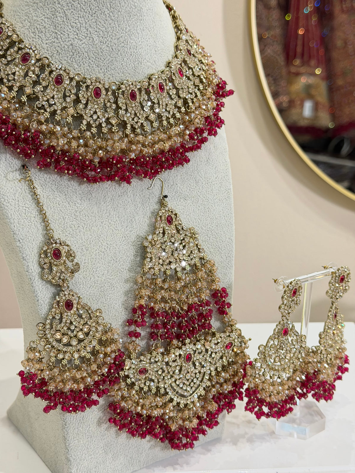 Rani Pink Jewellery Set