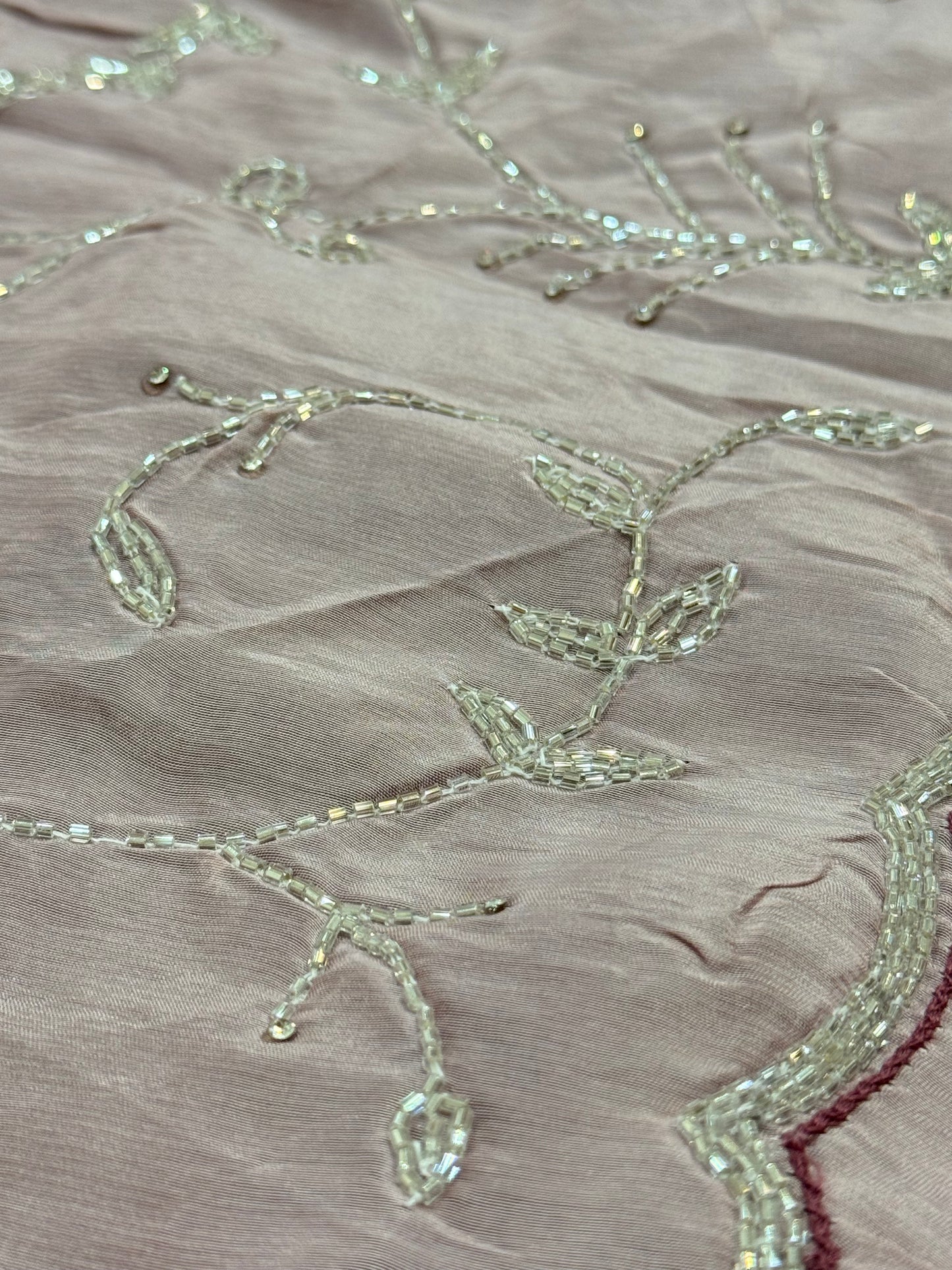 Mauve Handworked Saree