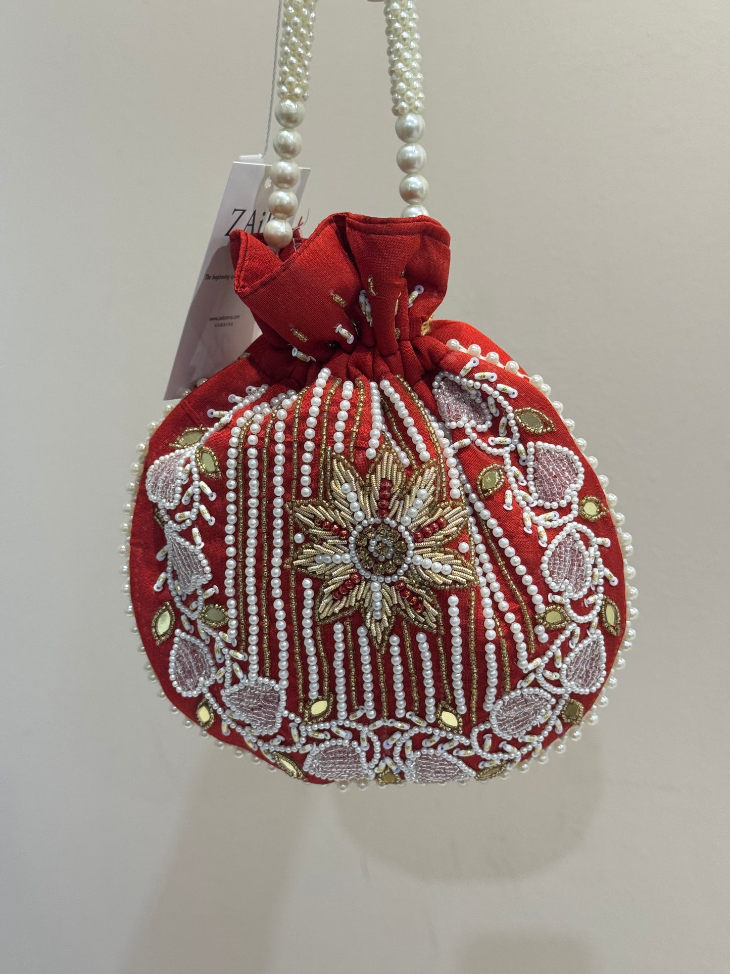Red Potli Bag