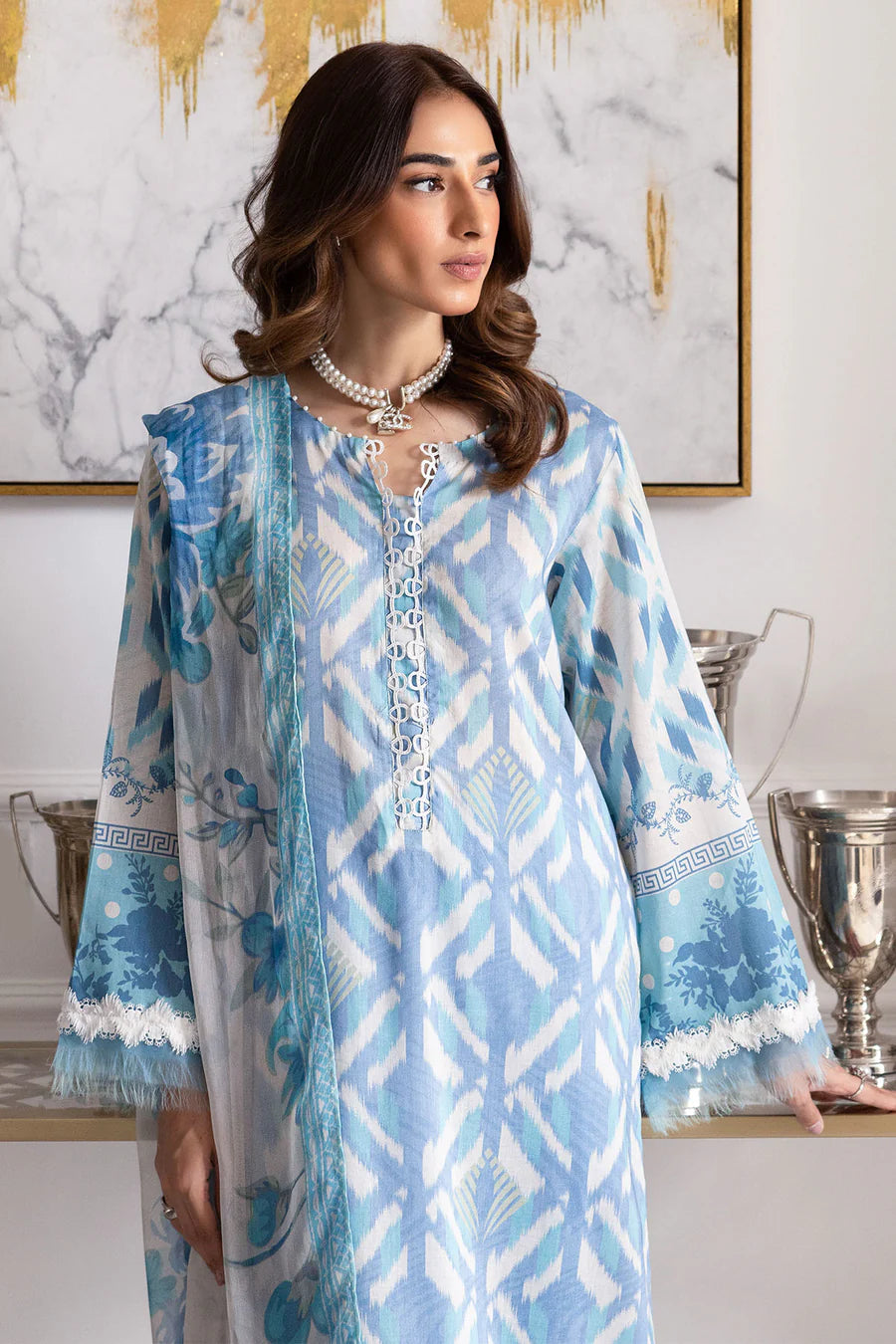 Nureh Signature prints Lawn  - 121