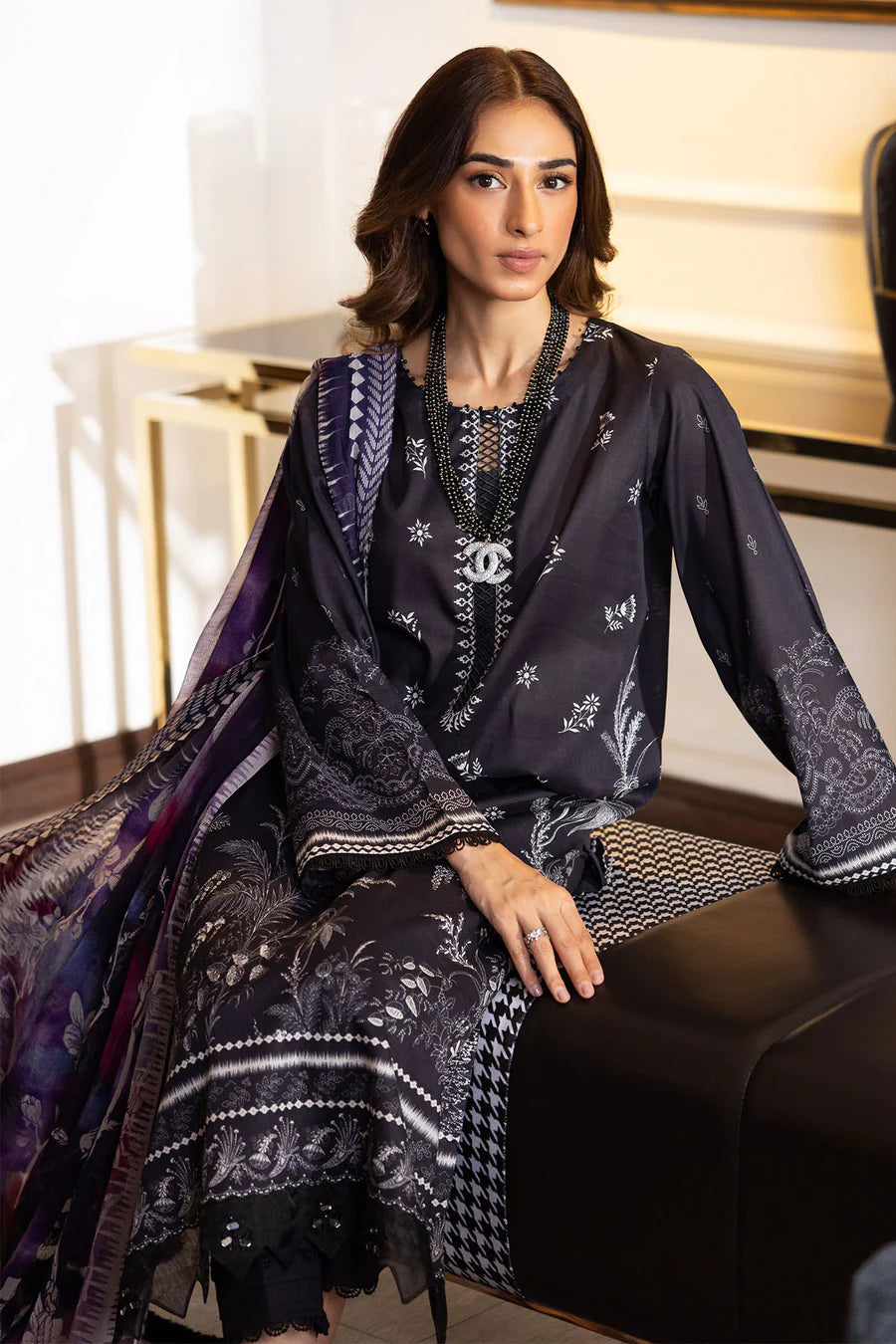 Nureh Signature prints Lawn  - 118