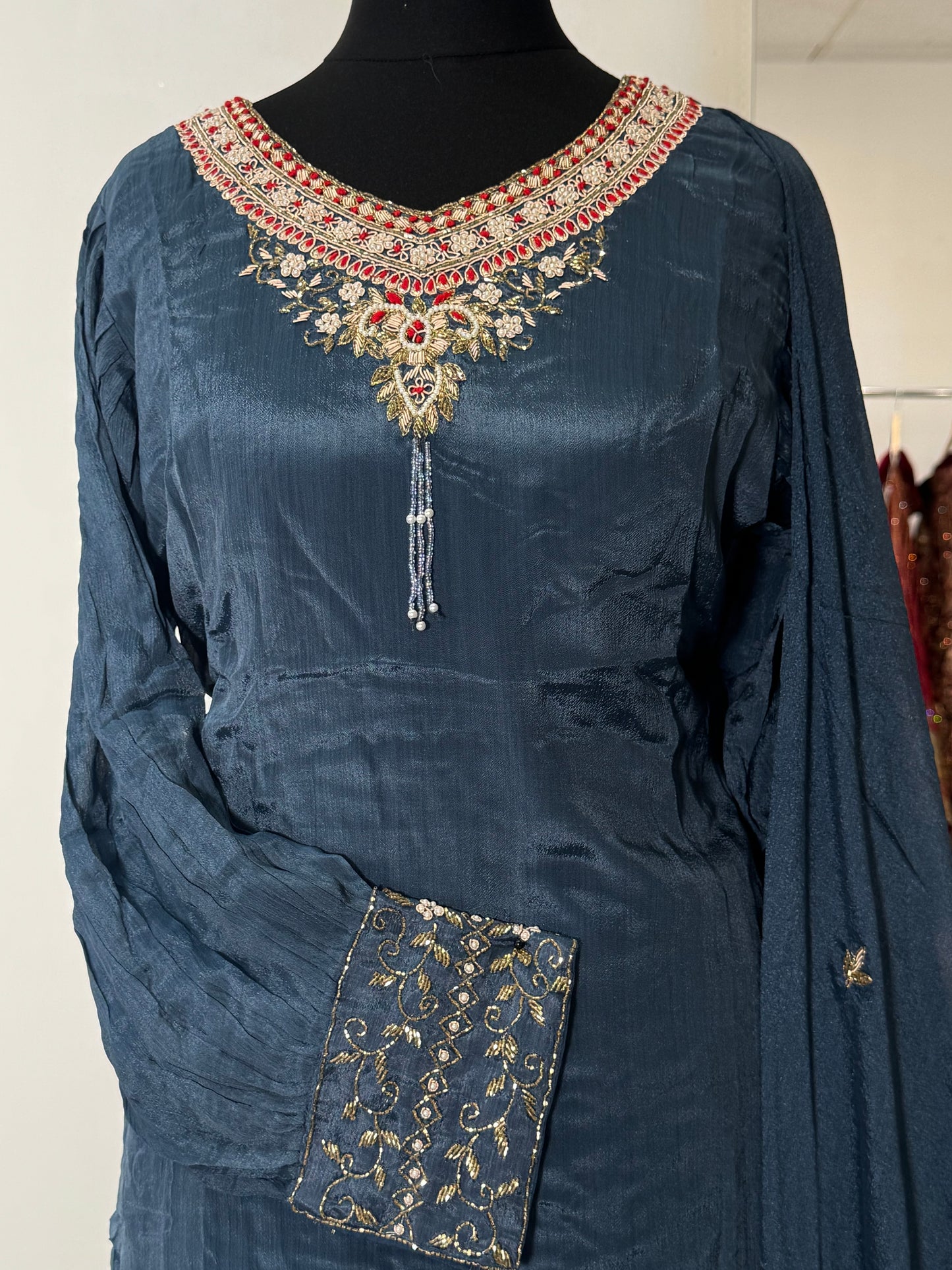 Diagonal Cut Sharara 13