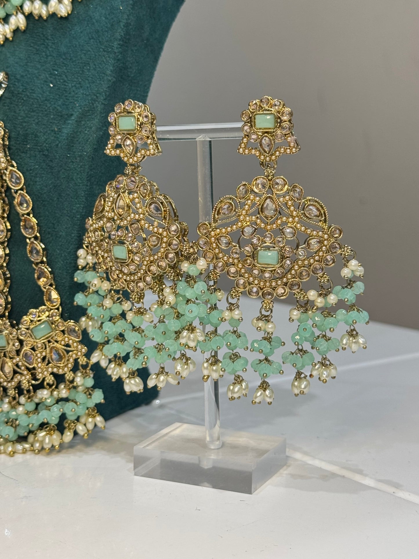 Mint Blue Jewellery Set