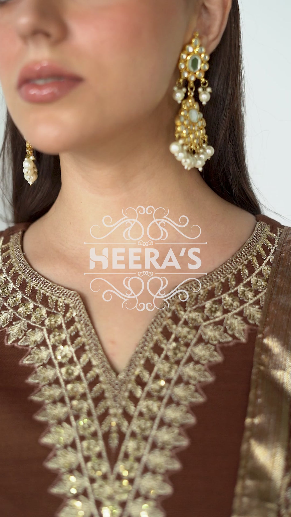 Heera's Brown Khaddar Suit - BL24