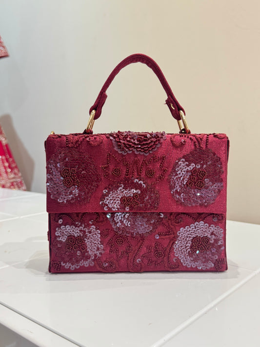 Red Velvet Bag