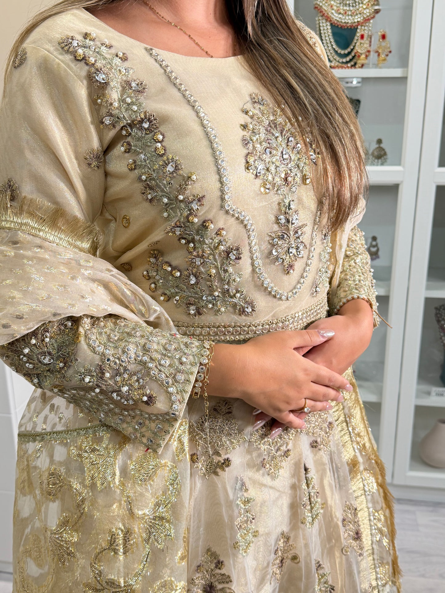 Gold Lehenga Choli