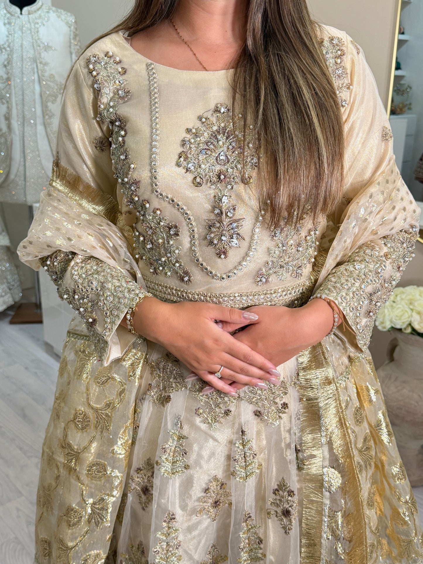 Gold Lehenga Choli