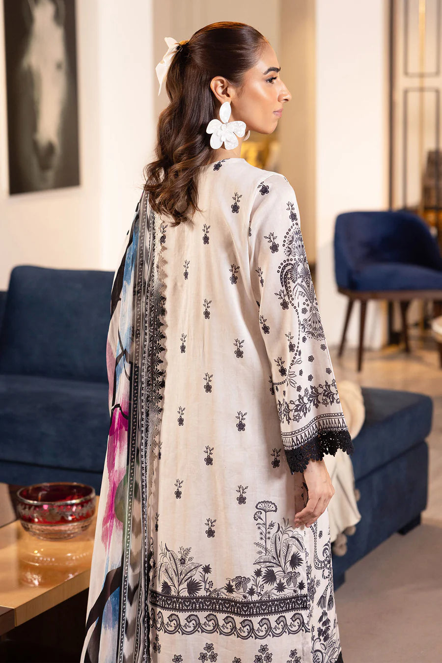 Nureh Signature prints Lawn  - 116