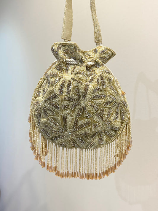 Golden Potli Bag
