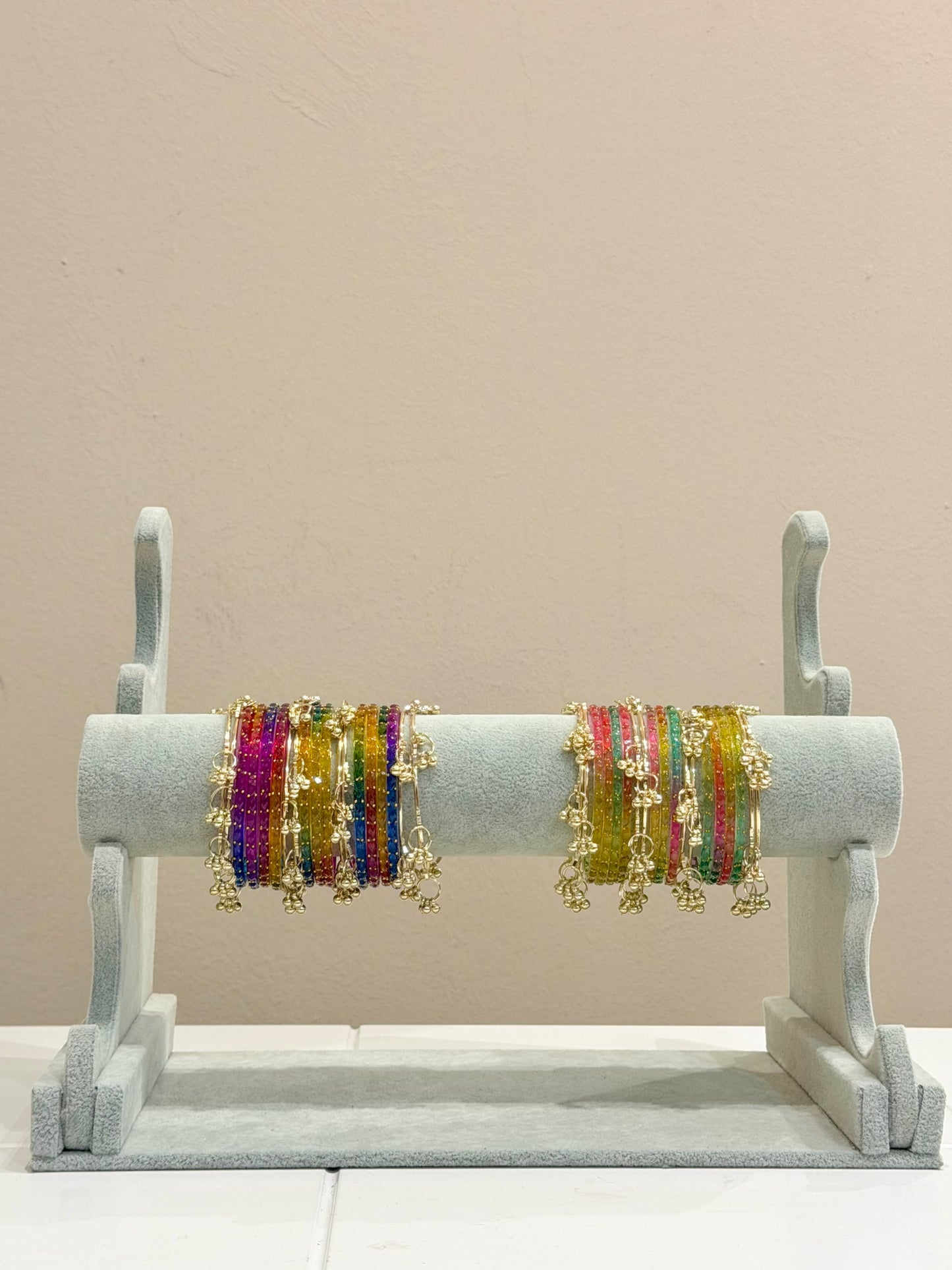 Kashmiri Bangles Set - Multi (19-Teilig)