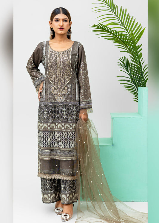 Rangz embroidered Lawn Suit -03