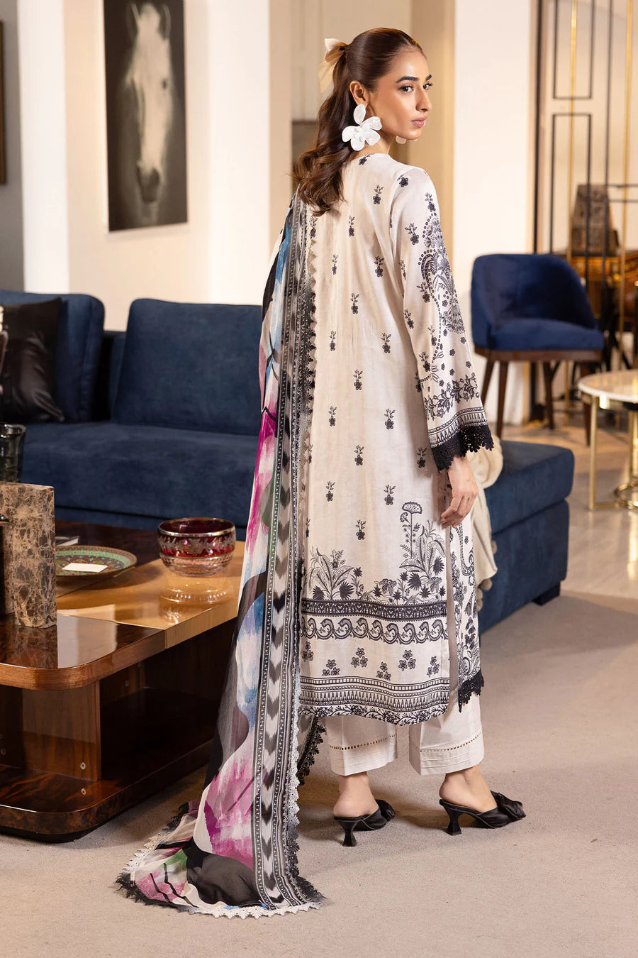 Nureh Signature prints Lawn  - 116