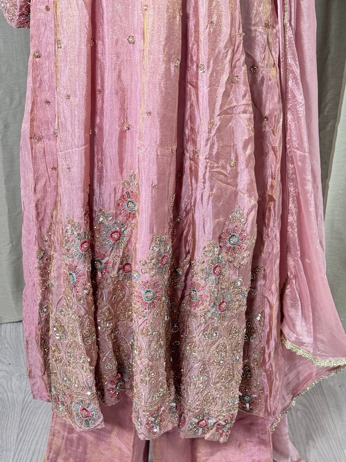Pink Embellished Dress 1