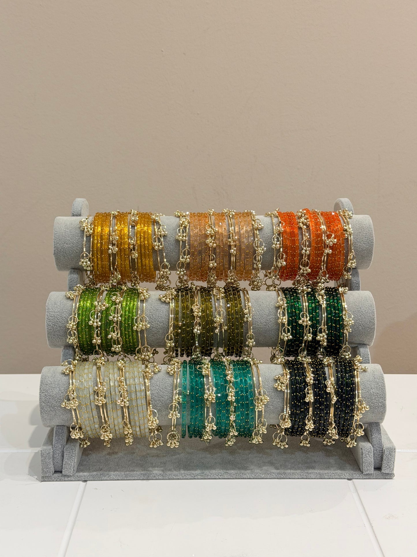 Kashmiri Bangles Set (19-Teilig) Colourful
