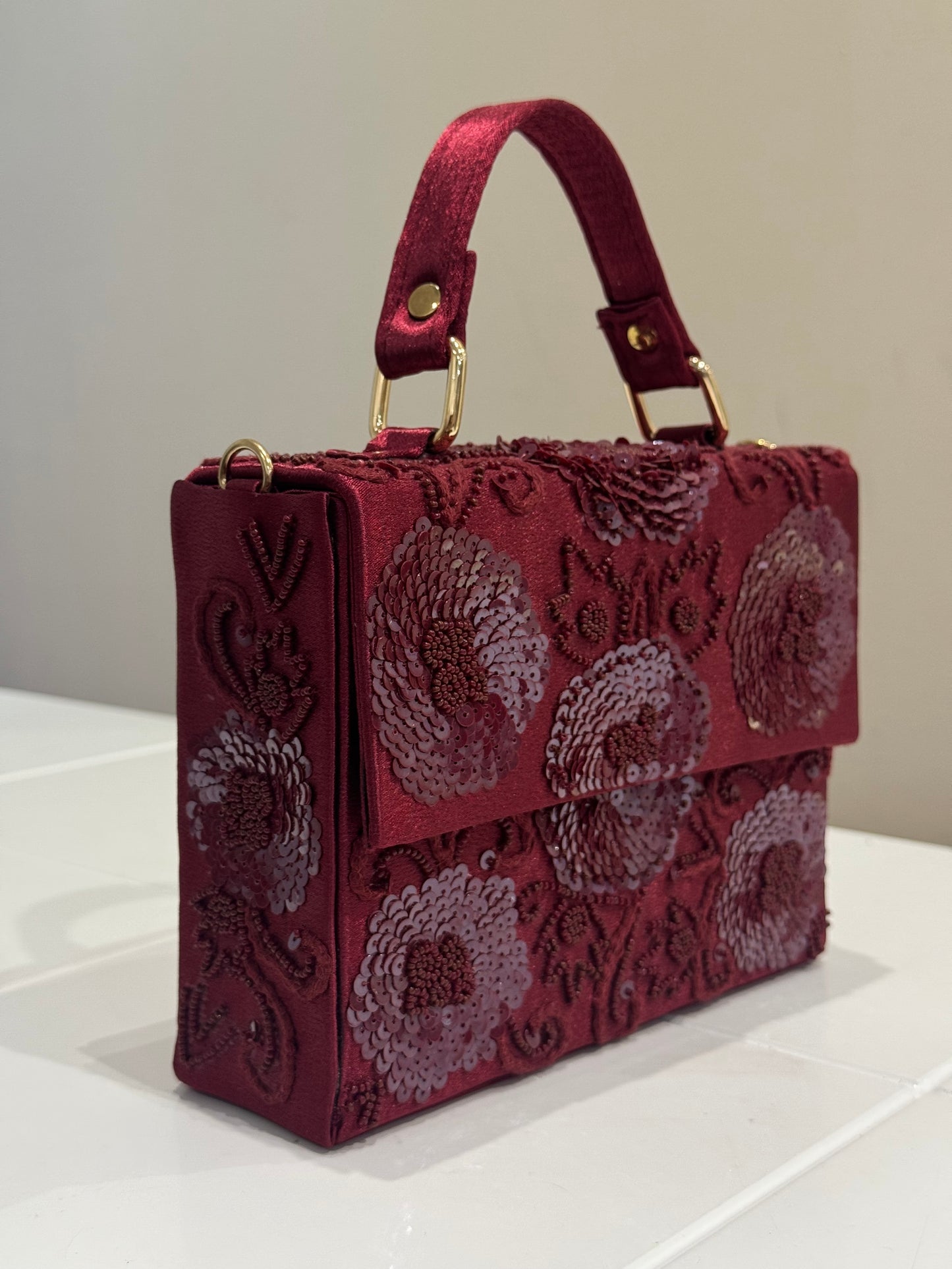 Red Velvet Bag