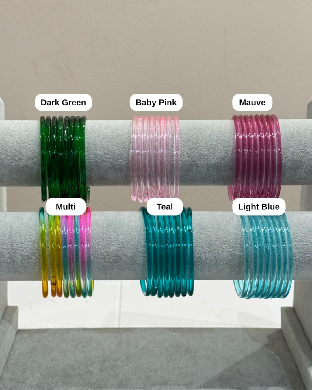 Jelly Bangles (7-Teilig)