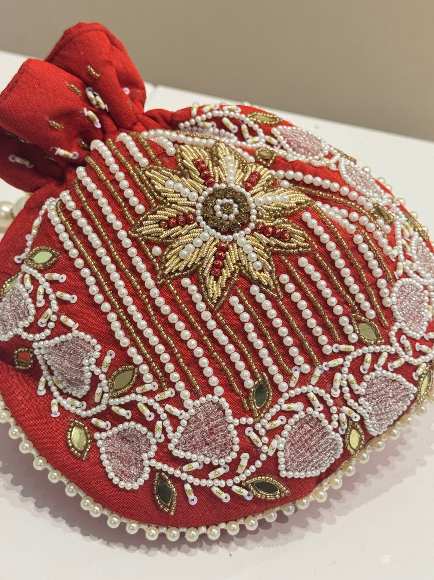 Red Potli Bag