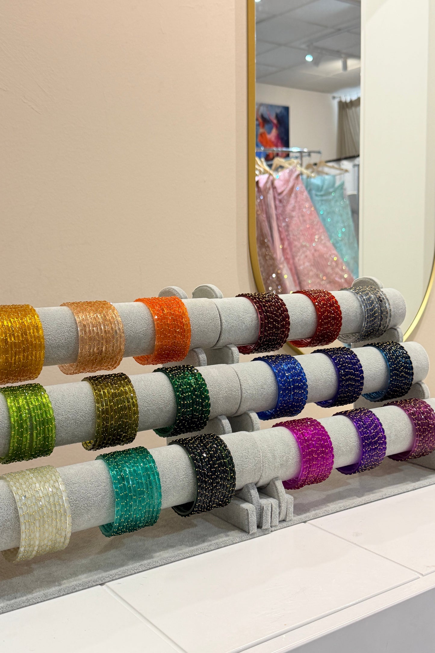 Glas Bangles Set (11-Teilig) Colourful