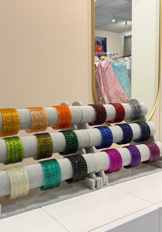 Glas Bangles Set (11-Teilig) Colourful