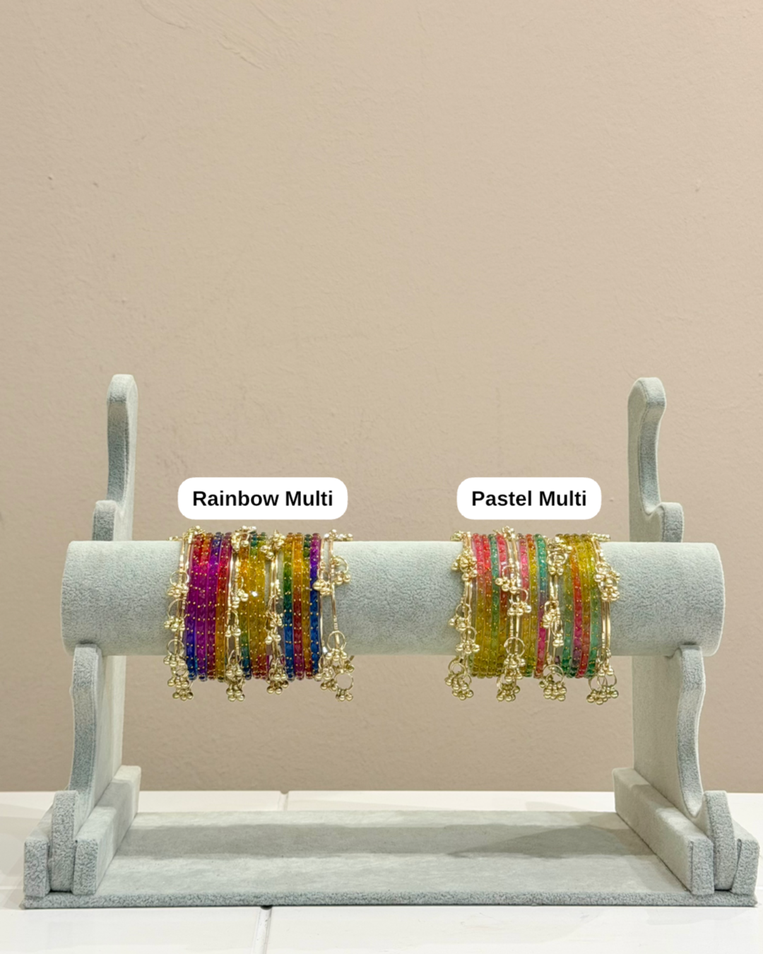 Kashmiri Bangles Set - Multi (19-Teilig)
