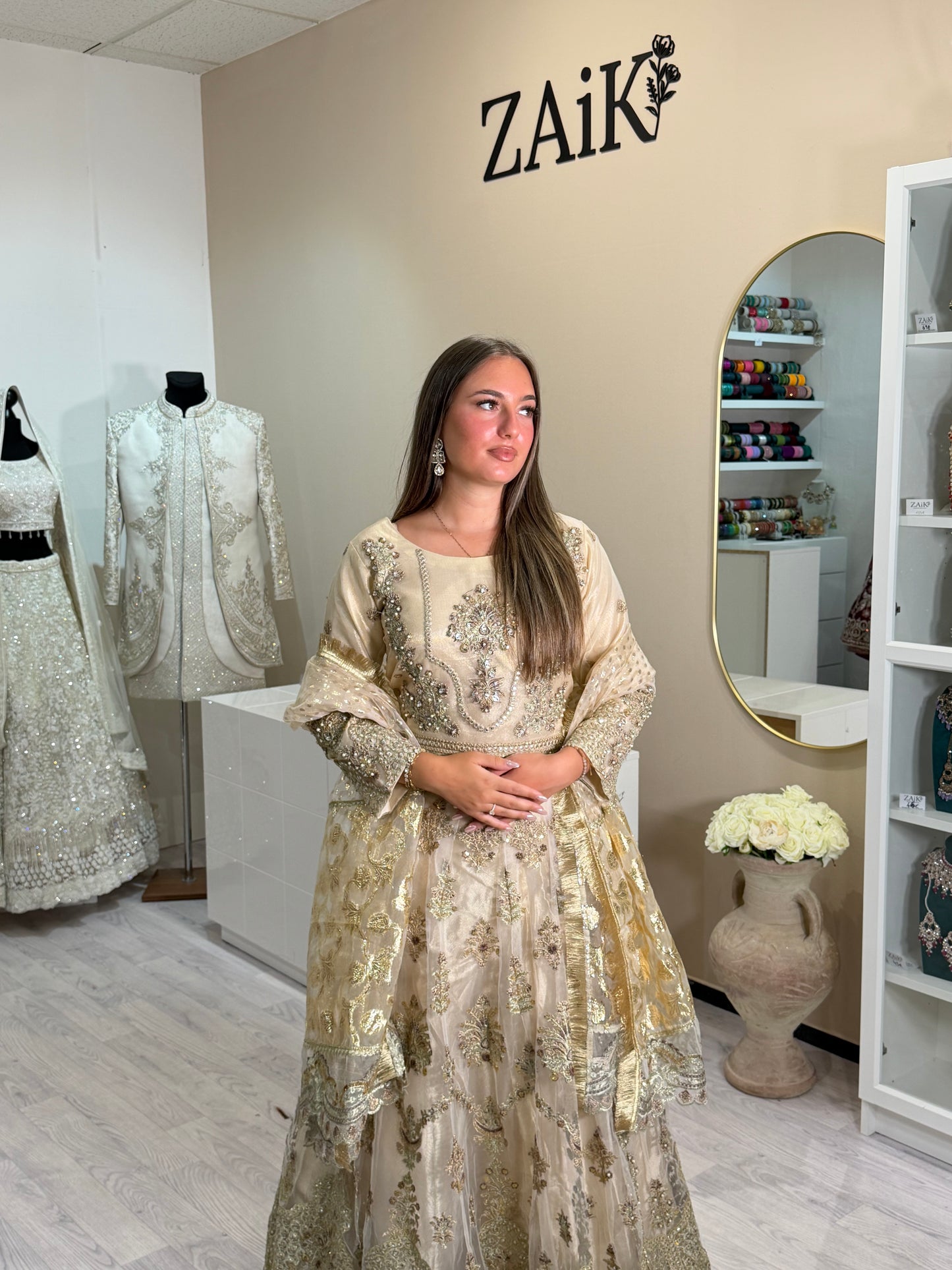 Gold Lehenga Choli