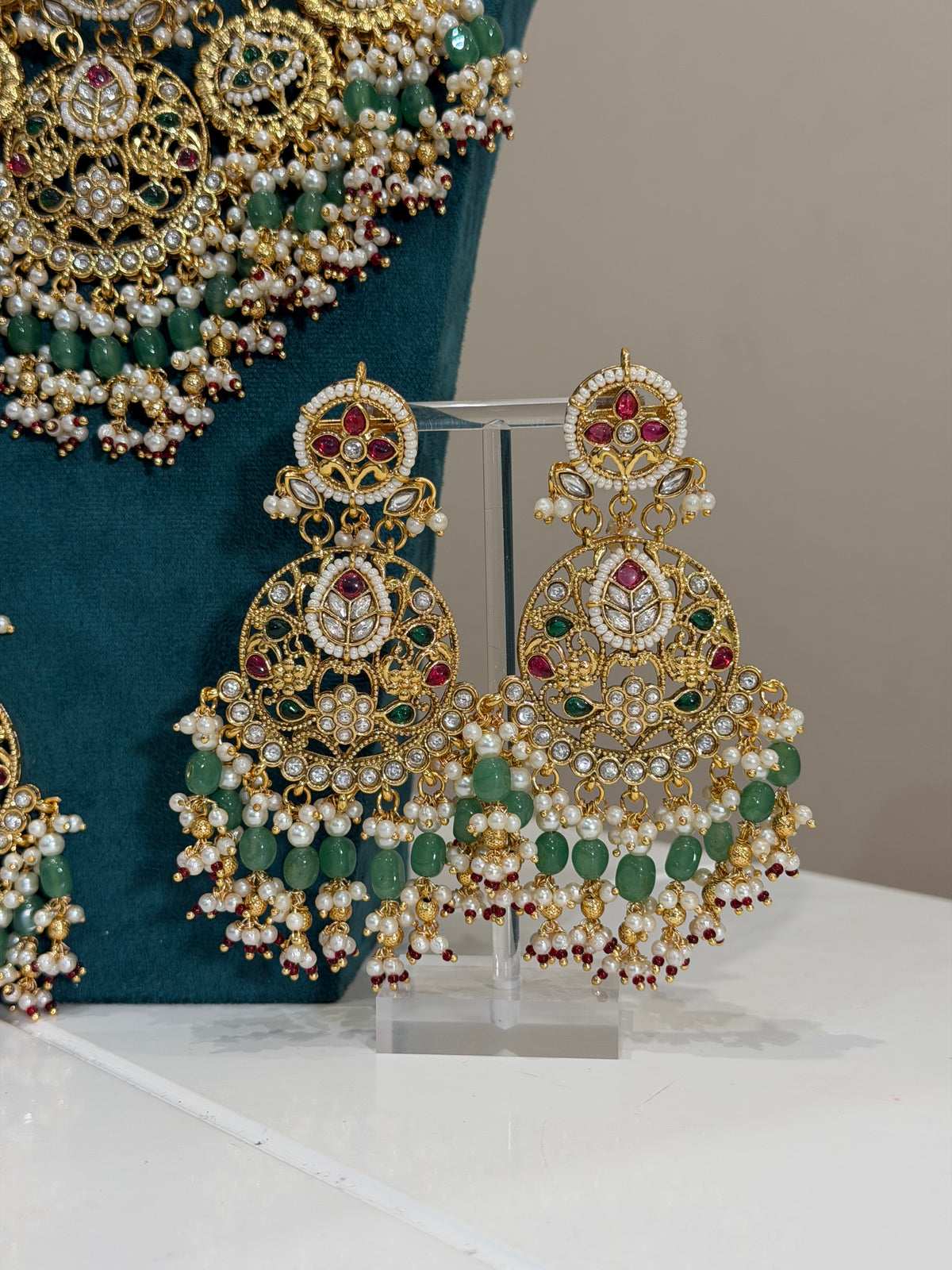 Traditional Rani Haar Jewellery Set