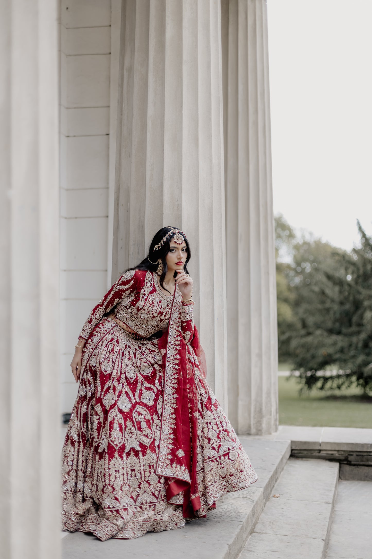 Red / Gold Bridal Lehenga